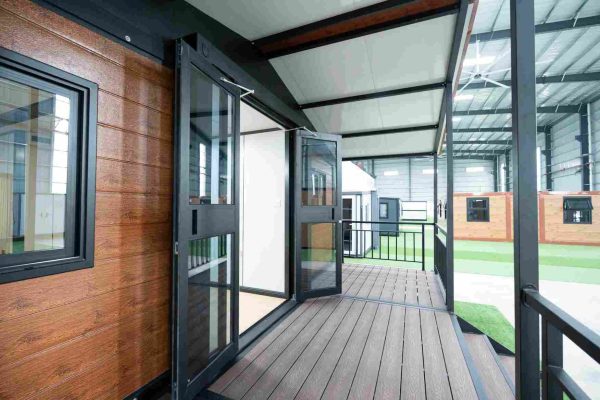 20ft Expandable Container with Roof Canopy and Deck (2) 20ft Expandable Container with Roof Canopy and Deck