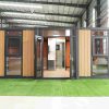 _DSC2109 20-foot expandable container with a wood-look exterior and glass walls