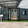 Grey 20-foot expandable container (2) Grey 20-foot expandable container