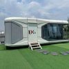 Steel structure frame production workshop for modular space capsule houses