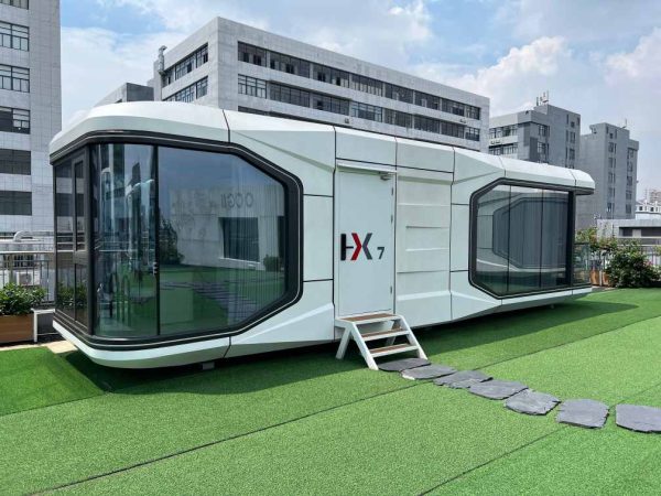 Prefabricated capsule houses - luxurious mobile homes